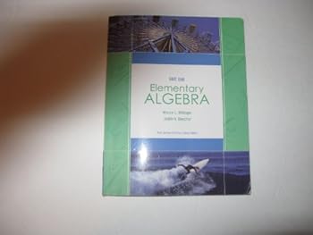 Paperback Elementary Algebra MAT 098 Book