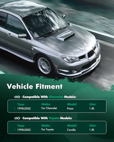 Image of SCITOO Engine Cooling Radiator compatible with Toyota Corolla 1998-2002