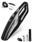 SERVOMASTER Handheld Vacuum Cordless Car Vacuum Cleaner Portable Rechargeable and Mini with Powerful Suction Includes Washable HEPA Filter and Lightweight for Car Home Office and Pet Hair
