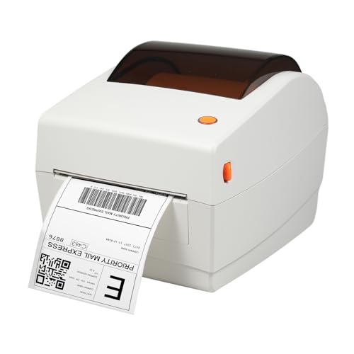Image of Compact Thermal Label Printer, High Speed Desktop Label Maker with Wireless Printing, USB Connection, for Compatible with (US-1)