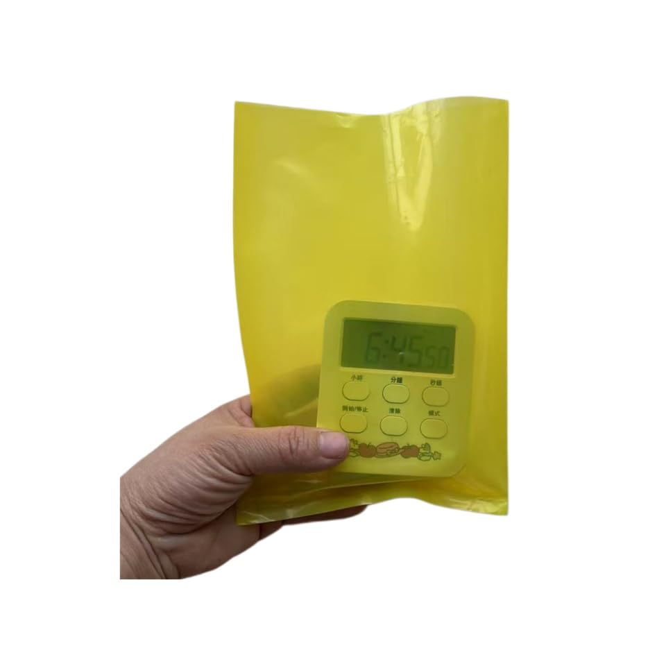 Sac plat ESD antistatique jaune 9x13 cm pour pièces auto - 2