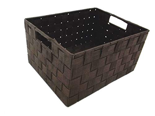 Regalkorb-Schubladenkorb aus Nylongeflecht, schwarz, Größe 4, ca. 38 x 30 x 20 Cover
