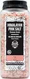 Soeos Himalayan Pink Salt 39oz (1.1kg), Kosher, Course Grain, Gourmet Pure Crystal, Pink Salt for Grinder