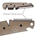 Off-Grid Knives - EDC Knife Sharpener, Compact 5-In-1 Sharpening Tool for Hunting, Camping, Fishing, Kitchen Knives and Fishing Hooks (Coyote Tan)