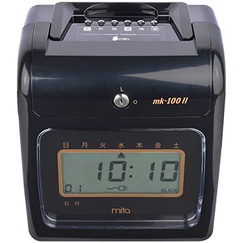 Amazon.co.jp: mita 電子 タイムレコーダー ブラック mk-100II