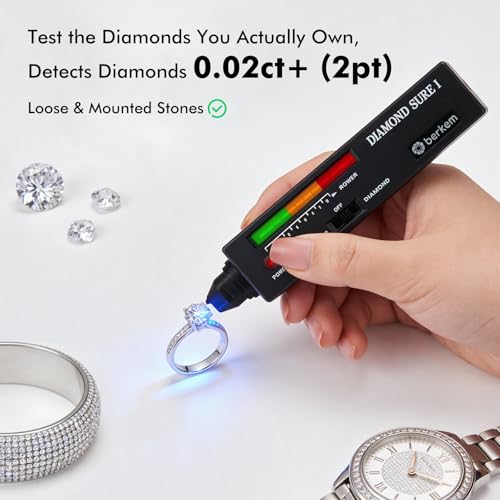 Image of Valkynos Diamond Tester Kit with 60X Loupe & UV Light, Thermal Conductivity