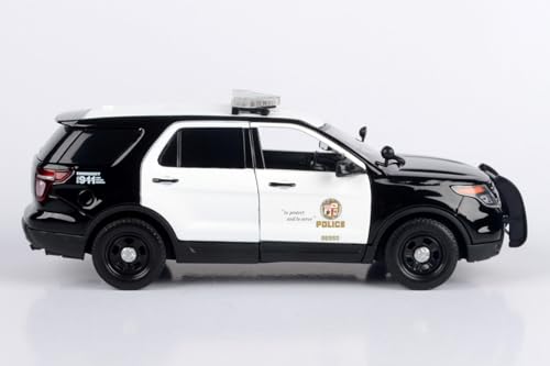 Modelo Carro Policía LAPD 2015 Escala 1:24 Metal miniatura 4