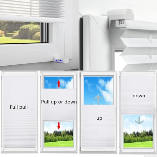 ローラーブラインド 40 x 130 cm 穴あけ不要 UVカット 遮熱 紫外線対策 室内用 すだれ、 さまざまな色とサイズが揃っています 寝室、子供部屋用, ベージュ [5]