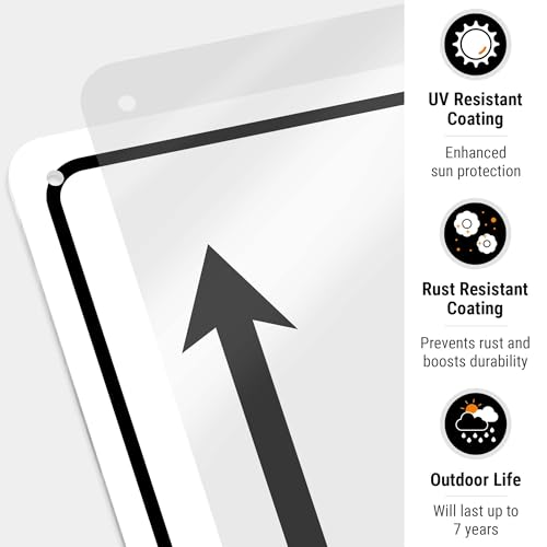Image of Package Delivery Sign, Delivery Instructions All Package To Side Door Sign, 10x14 Inches, Rust Free .040 Aluminum, Fade Resistant, Made in USA