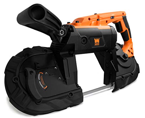 WEN Portable Band Saw for Metal, 10-Amp, Variable Speed, Handheld (94396)
