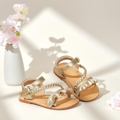Image of GINFIVE Toddler Girls Sandals Girls Toddler Sandals Little Girls Kids Shoes