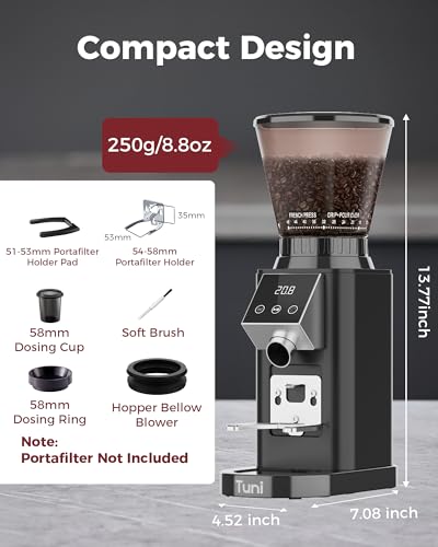 Industrial espresso grinder