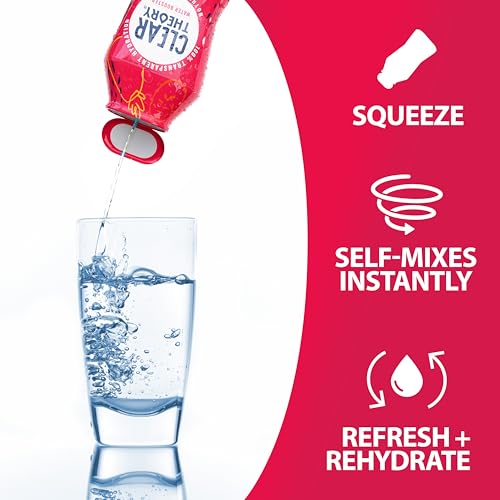 Image of Clear Theory Water Flavoring Drops with Electrolytes, Water Enhancer Liquid Flavored Water Drink Mix, Hydration for Kids, Vegan, Gluten Free, Low Calorie, 6 Pack (Fruit Punch, Blue Raspberry & Watermelon Berry)