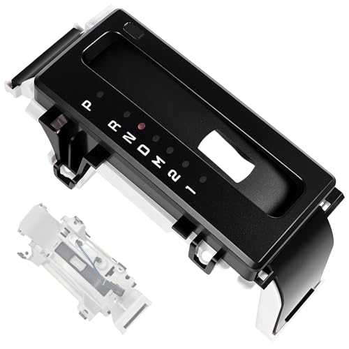 HRFFOE Console Gear Selector Cover Fit for 2011-2014 Ford F-150 SVT Raptor, Automatic Transmission Gear Shift Speed Indicator Panel, ReplaceBL3Z-7D443-CA