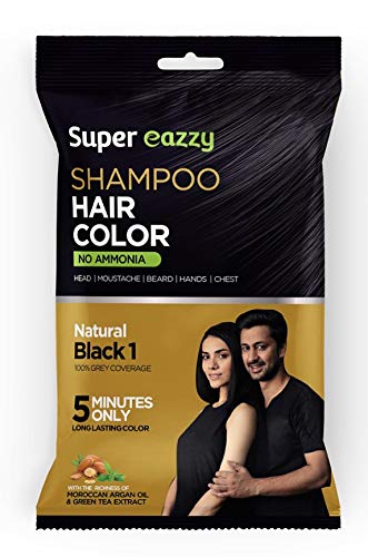 VCare Super Eazzy Shampoo Hair Color, Strip, 20ml, (Pack Of 10)