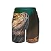 Bearded Dragon Reptile Teen Boys Sports Shorts Fashion Beach Shorts Summer Casual Shorts