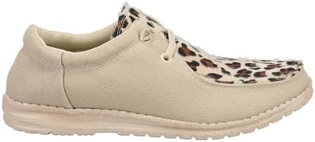 ROPER Womens Hang Loose Leopard Slip On Flats Casual - Beige - Size 7.5 M | Image 2