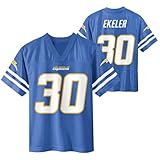 Outerstuff Austin Ekeler Los Angeles Chargers #30 Light Blue Kids Youth 4-20 Home Player Jersey (4-5)
