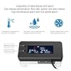 LICAEVEY Aluminum Alloy & Acrylic Digital Flow Meter Alarm with Temperature Monitoring, High & Low RPM Alerts for PC Water Cooling Systems (12 to 24V) #2