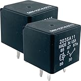 G8W-1C7T-R-DC12 Relay, 2-Pack, 12V 5-Pin SPDT Automotive Starter Relay, Compatible with Multi-Vehicle Electrical Systems, for Starter & High-Current Applications