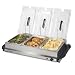 Proctor Silex 34300 Server & Food Buffets Food Warmer for Parties, Three 2.2 Quart Stainless Steel Chafing Dishes, Adjustable Heat