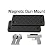 2 Pieces of 55 Pound Strong Magnetic car Mounted Gun Holder with Anti Vibration and Anti Slip Design for Quick Installation of car Mounted, Pistol Mounted, and Fixed