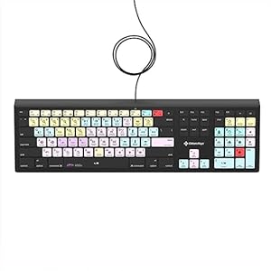 Editors Keys Avid Pro Tools Keyboard for Mac | Fully Backlit Mac Shortcut Keyboard | Genuine