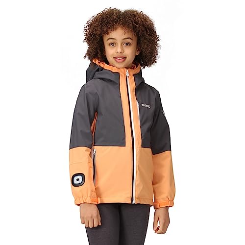 Childrens/Kids Hydrate VIII 3 in 1 Waterproof Jacket (9-10 Years) (Apricot Crush/Seal Grey)