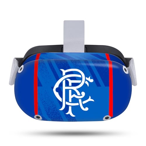 Head Case Designs Officially Licensed Rangers FC Home 2024/25 Kit Vinyl Sticker Skin Decal Cover Compatible with Meta Quest 2