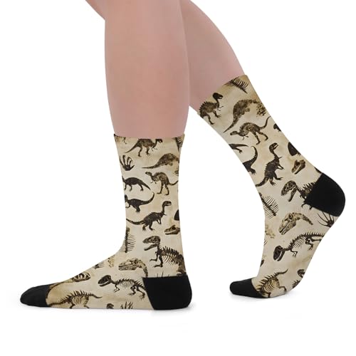 Men's and Women's Animal-Themed Mid-Calf Socks with Cute Animal Prints