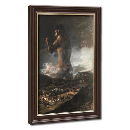 Impression sur toile Le Colosse Francisco Goya 40x60 cm pour bureau