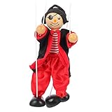 Piratenpuppe: piraten-streichpuppe, lustig und interessant, schön und wunderbar für kinderspiele und bühnenaufführungen, bauchrednerpuppen für anfänger