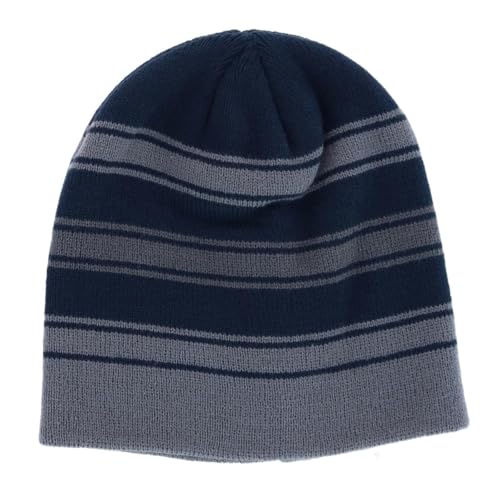 Image of Kids' 4-7 Striped 2-Piece Winter Beanie and Glove Set