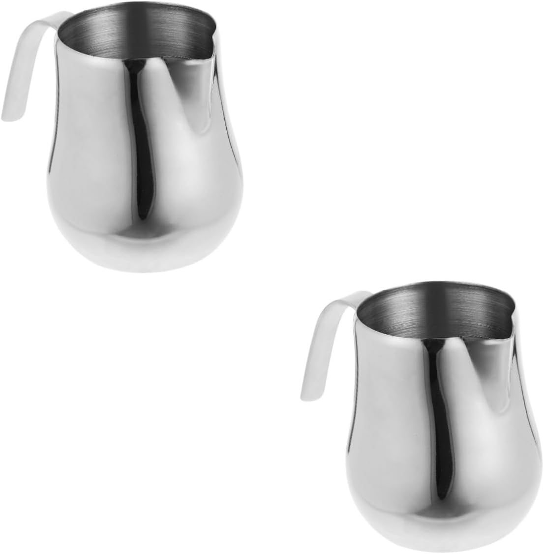 GLEAVI Stainless Steel Espresso Pitcher with Ergonomic Handle Milk Frothing Jug for Latte Art and Coffee Making Pitcher for and Home Use