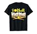 Softball Nana Leopard Mother's Day Baseball Mommy Girl Women T-Shirt