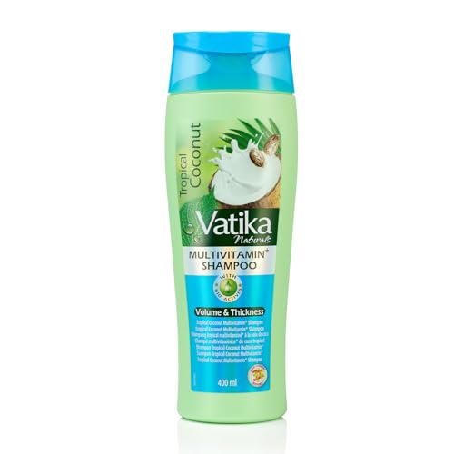 Image of Vatika Naturals Multivitamin Enriched Coconut Shampoo - 400ml | With Goodness of Coconut Blend with Multivitamins | For Hair Nourishment and Shine