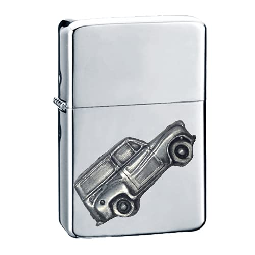 Briquet à essence coupe-vent rechargeable British Car Austin A35