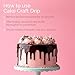 Cake Craft Cake Drip 3-Pack – Java Brown, Rosy Pink & White | Ready-to-Use Drip Icing for Cake Decorating | Vanilla & Chocolate Flavored | No Heating Required | 2oz Bottles