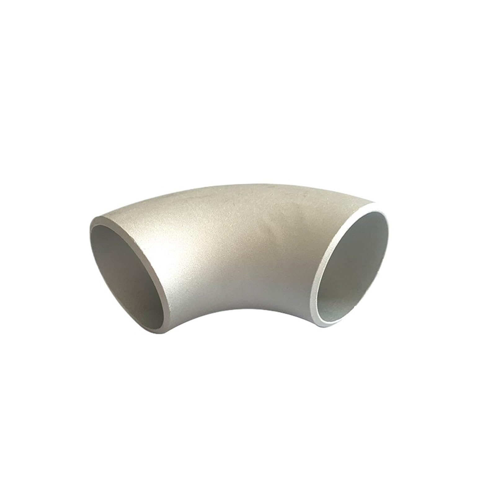 Codo de aluminio de grado industrial, 90 grados, 45 grados, codo de tubería, conector de aleación soldado sin costura, accesorios duraderos for unión de tuberías(90 degrees elbow,OD 76X5mm)