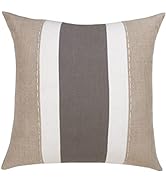Trade AM Estate-AD Throw Pillow, Standard, Gray/Tan