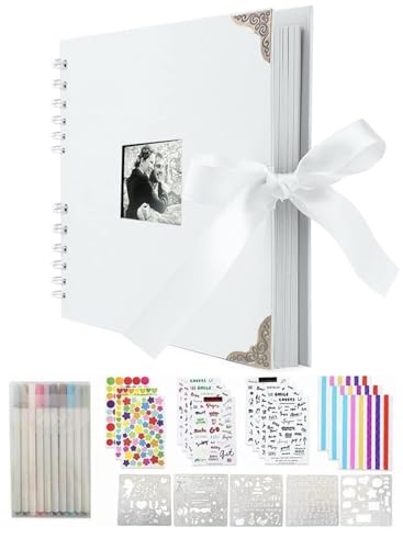 Opiniones de Accesorios para álbumes de fotos . 43 LSXD Álbum de Fotos, Nuestro Libro de Aventuras 80 Páginas Hecho a mano con Accesorios, Álbum de Recortes Memoria de Bricolaje, Regalo para Navidad, Cumpleaños,Familia, Boda...