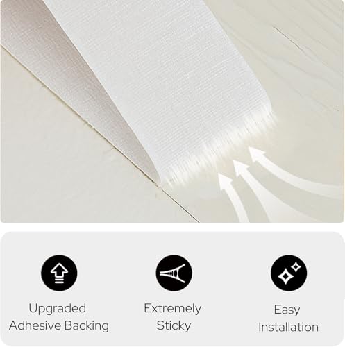 gonnrly Self Adhesive Curtains - No Drilling, No Rod, Easy to Install Blackout Curtains for Window Blinds,Bedroom(Black 35 * 59in-1P)