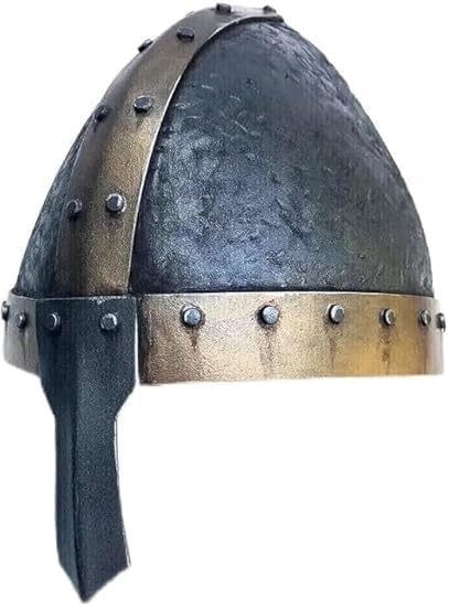 Medieval Viking Norse Helmet, LARP Armor Replica, 18 GA Steel, Handmade Reenactment Cosplay Helmet