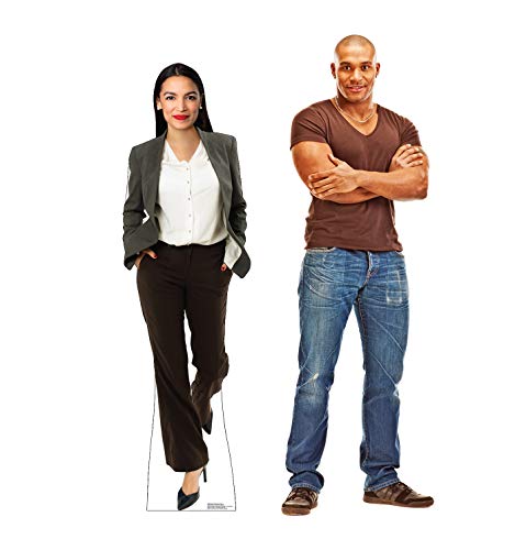 Image of Cardboard People Representative Alexandria Ocasio-Cortez Life Size Cardboard Cutout Standup