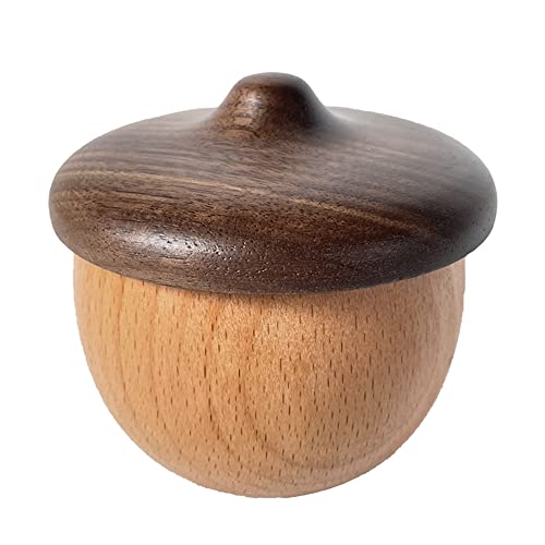 Enviabell Acorn Music Box - Handmade Walnut And Beech Wooden Music Box For Boys,Gift For Birthday Mother's Day, Handmade Music Boxes For Women, Handmade Music Boxes Craft #TOP6