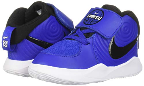 Nike Baby Team Hustle D 9 (Td) Sneaker, Game Royal/Black-White, 7C Regular Us Toddler #TOP6