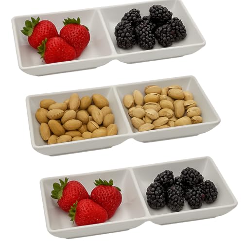 La Mejor Recopilación de Salsera los mejores 10. 42 Juego de 3 salseros De Melamina, Recipientes Para Botanas. Ideal Para Salsa Roja, Salsa De Sushi, Condimentos, Ketchup.