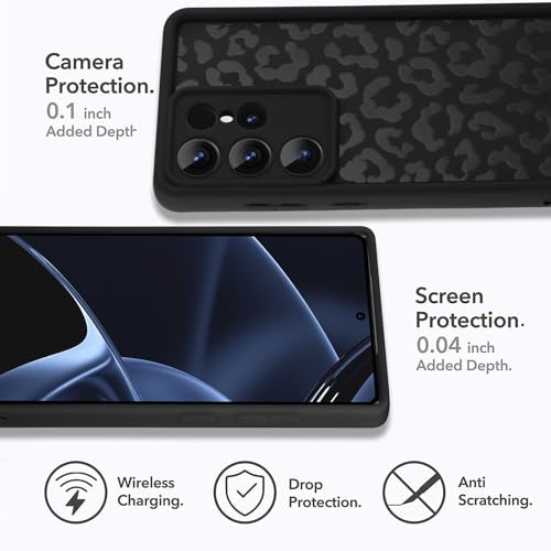 Image of Compatible with Samsung Galaxy S25 Ultra Case, Black