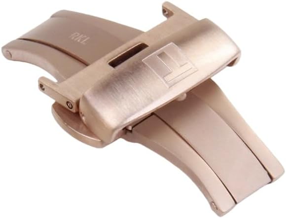 Stainless Steel Double Push Button Butterfly Deployment Watch Clasp Replacement Watch Buckle for Tissot Couturier