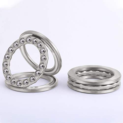 Roulement à billes 51108 haute vitesse XiKe durable avec structure en acier chromé rigide